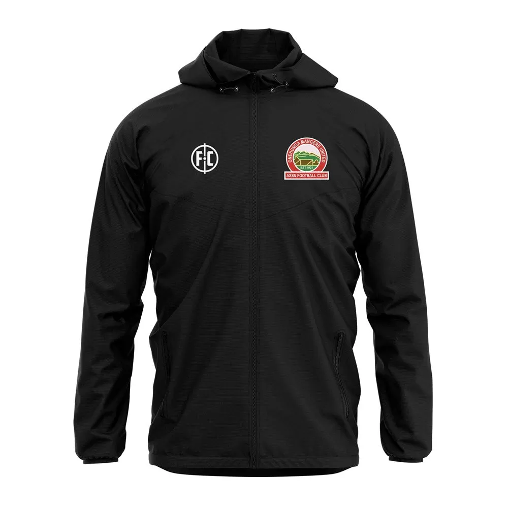 Onehunga Mangere Club Shower Jacket - Black