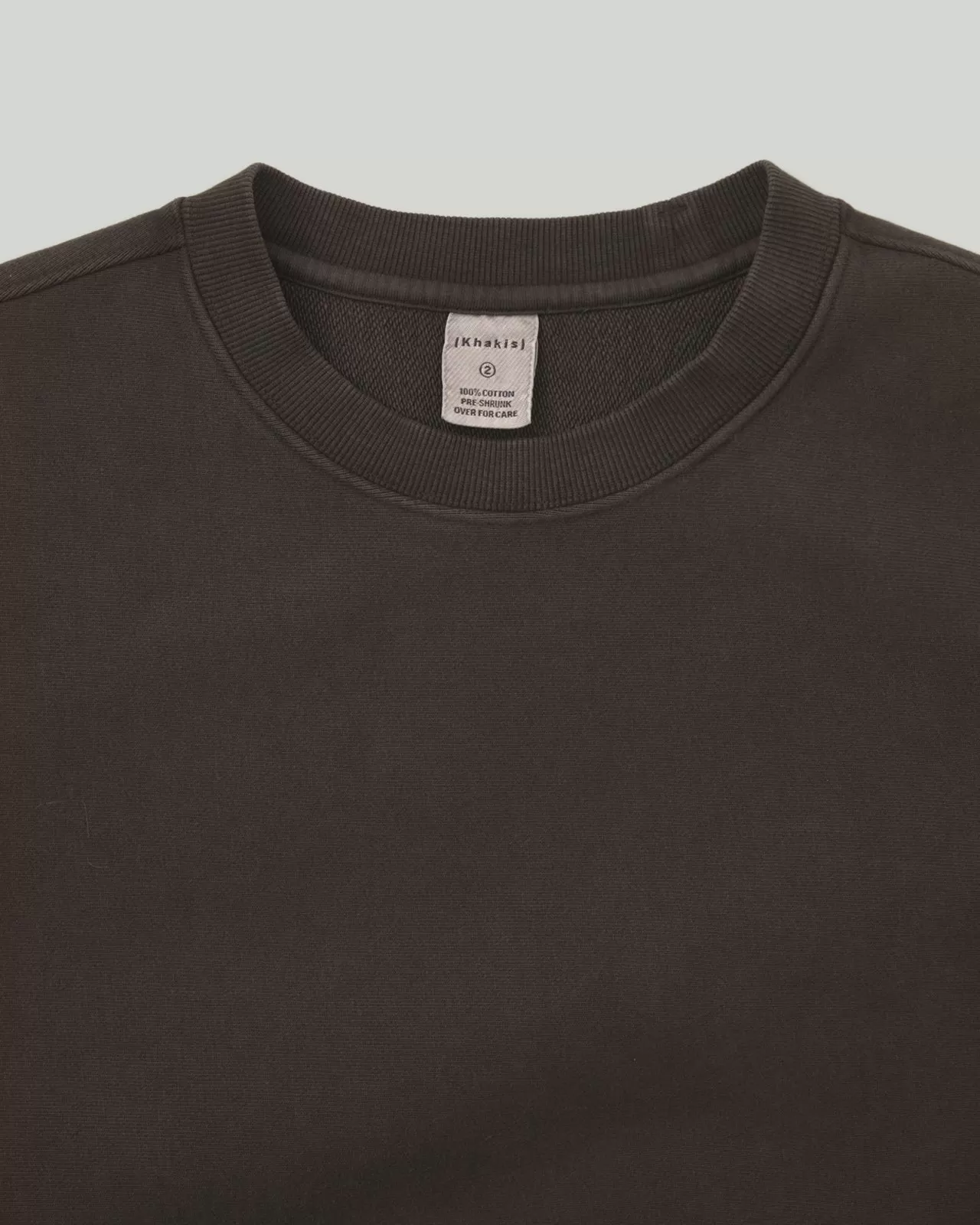 Overdyed Crewneck Brown