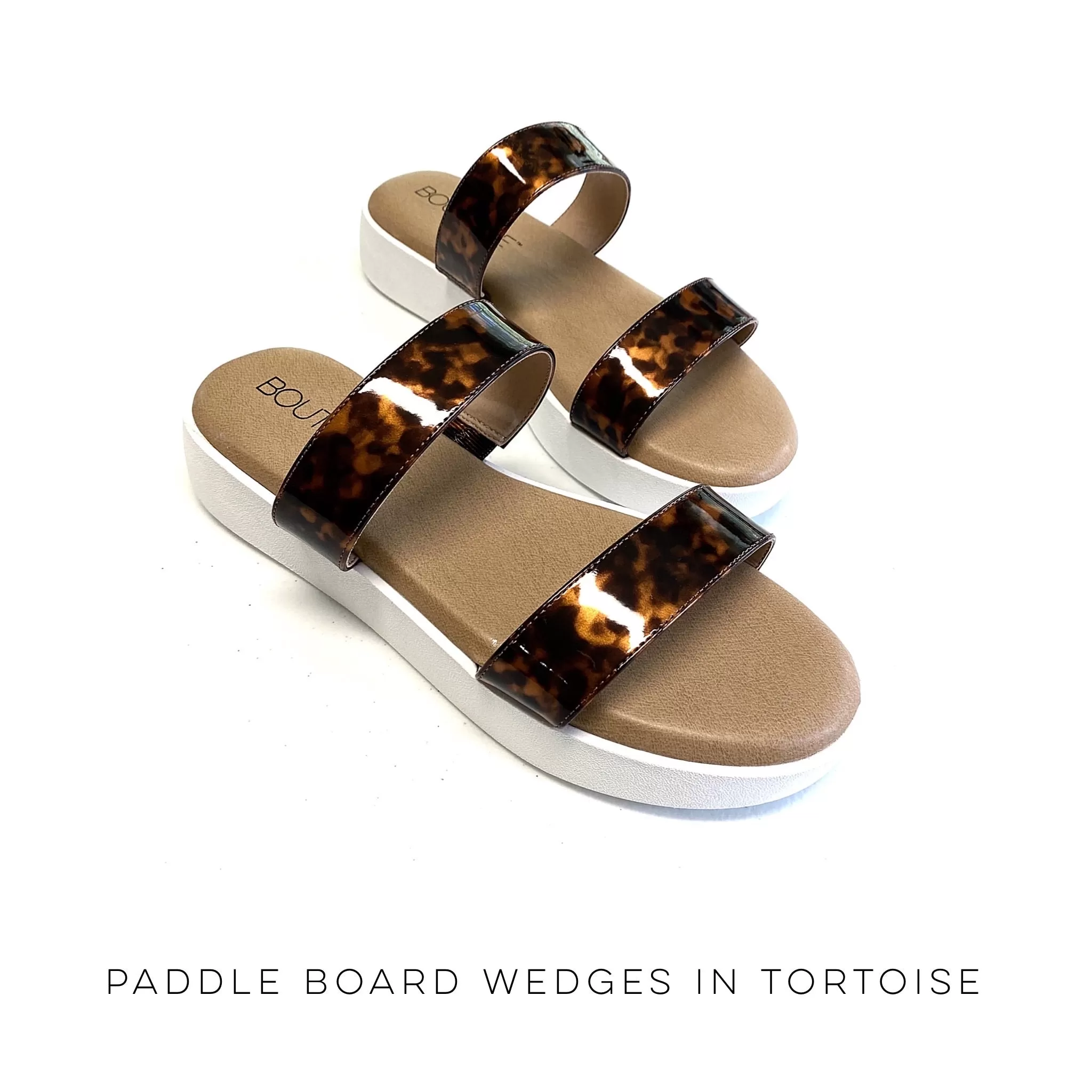 Paddle Board Wedges in Tortoise