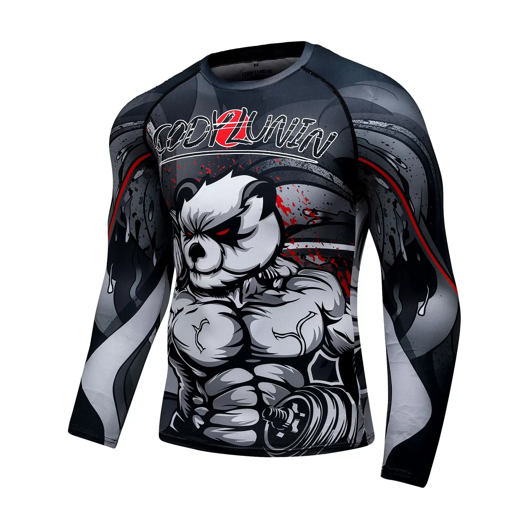 Panda Compression 'Flex On Em' Elite Long Sleeve Rashguard