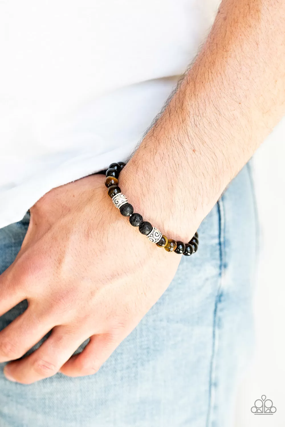 Paparazzi Accessories - Proverb - Brown Bead Bracelet