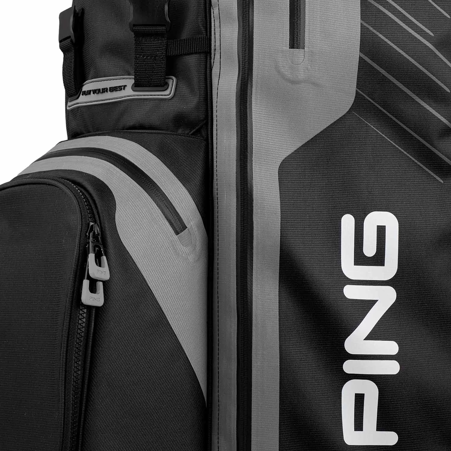 Ping Hoofer Monsoon 231 Waterproof Stand Bag - Black/Iron