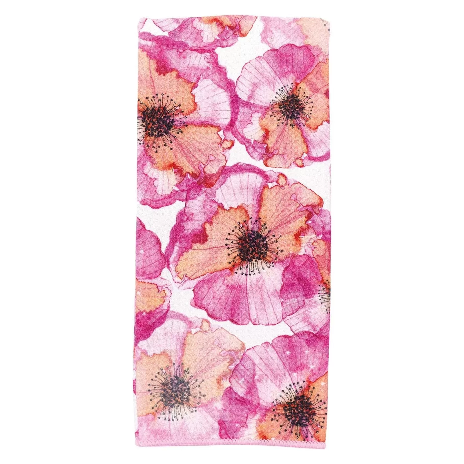 Pressed Petals Blu Kitchen Tea Towel