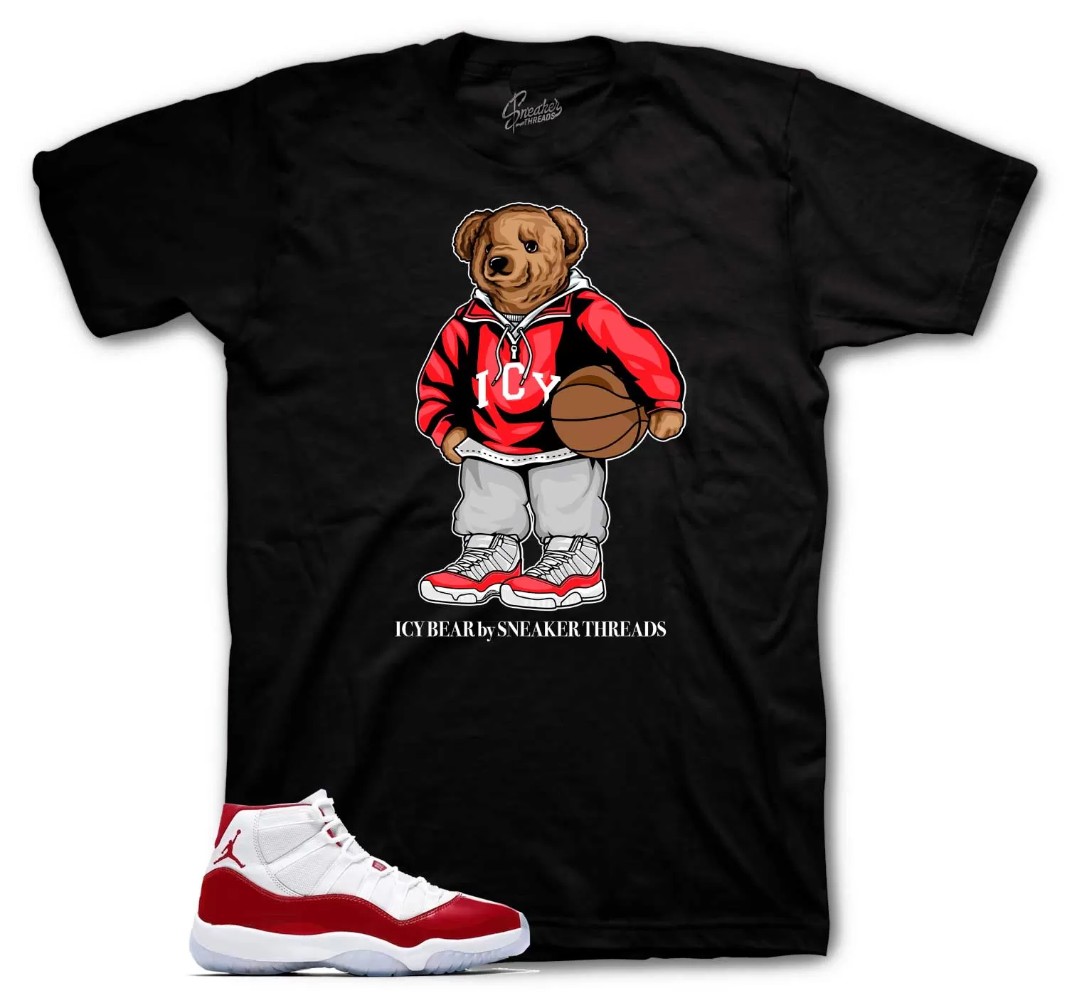 Retro 11 Varsity Red Shirt - Icy Bear