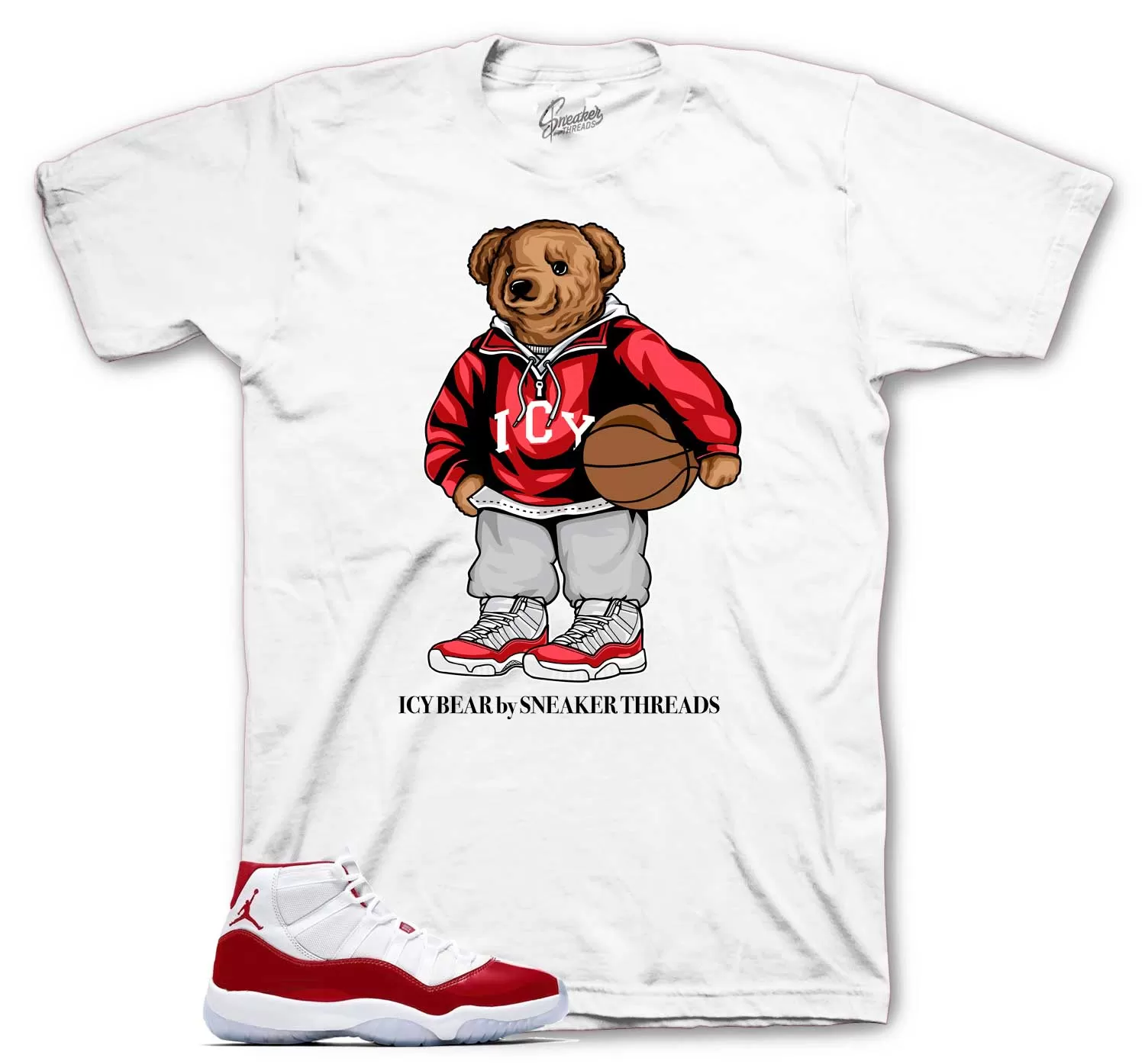 Retro 11 Varsity Red Shirt - Icy Bear