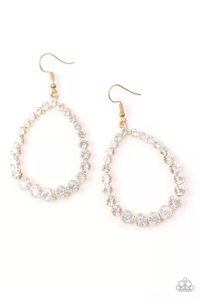 Rise and Sparkle! Gold-Earrings