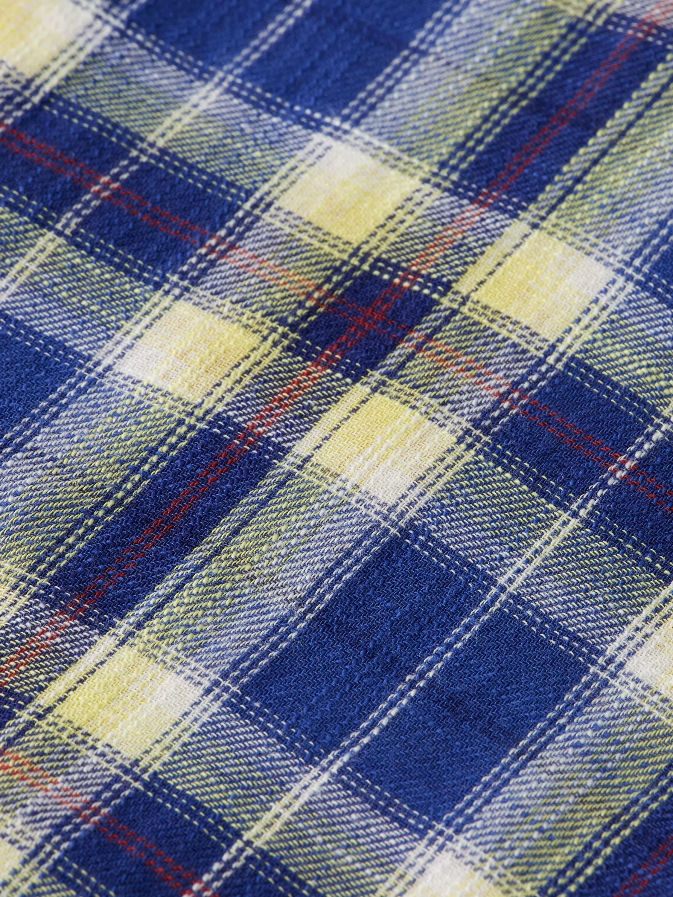 Scotch & Soda Boys Yellow/Blue Check Shirt_173655-6096