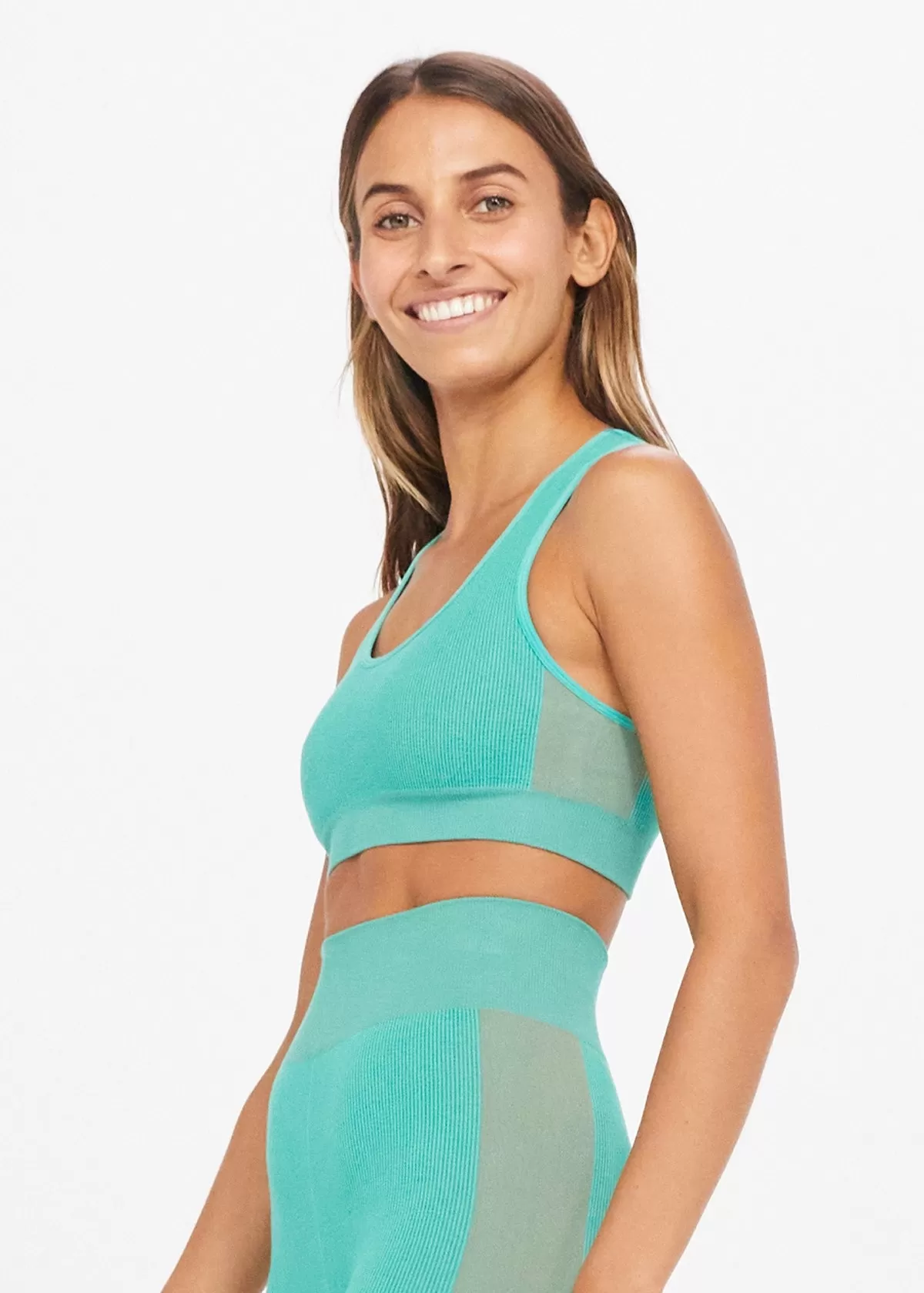 Seamless Anna Bra Green