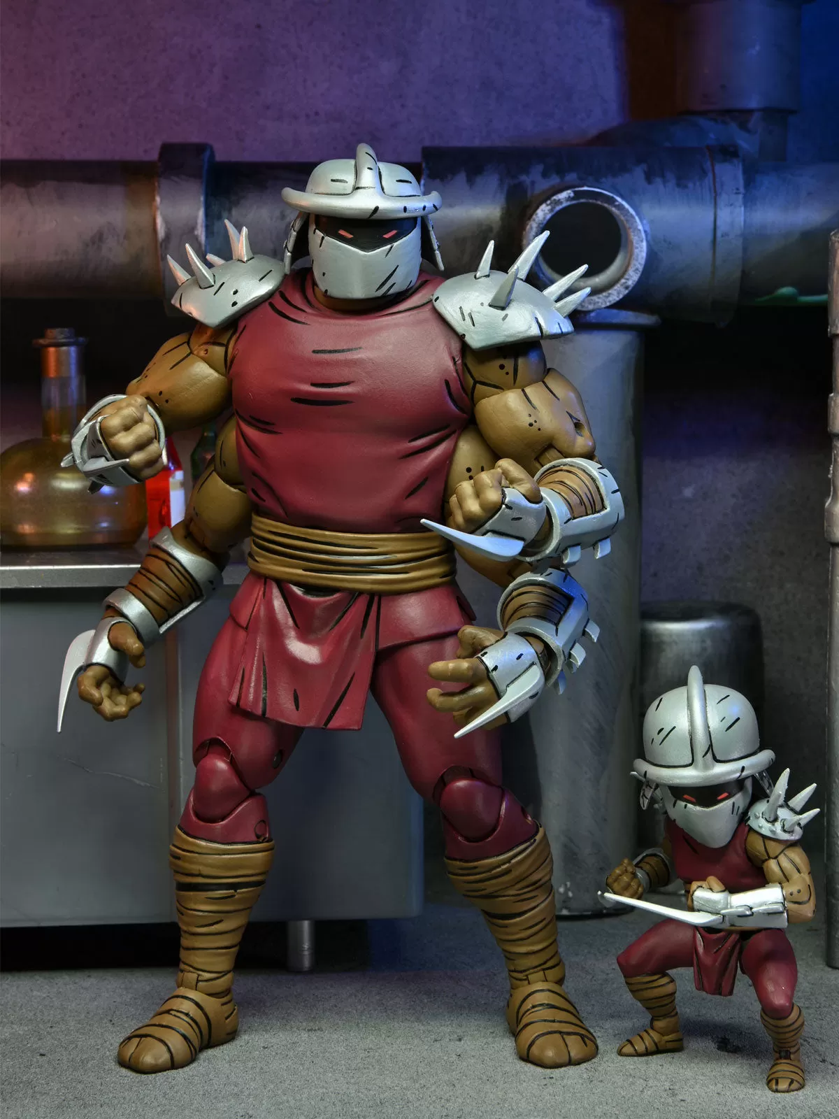 Shredder Clone & Mini Shredder - 7 Action Figurine - Teenage Mutant Ninja Turtles: Mirage Comics - NECA Collectibles