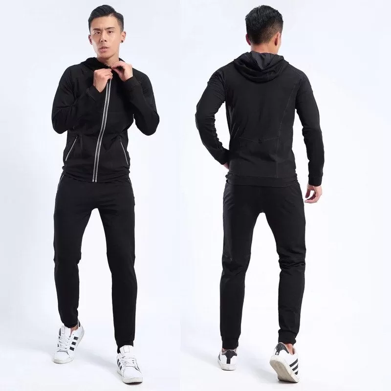 Sports Suit for Men Running Jacket and Training Pants Sport