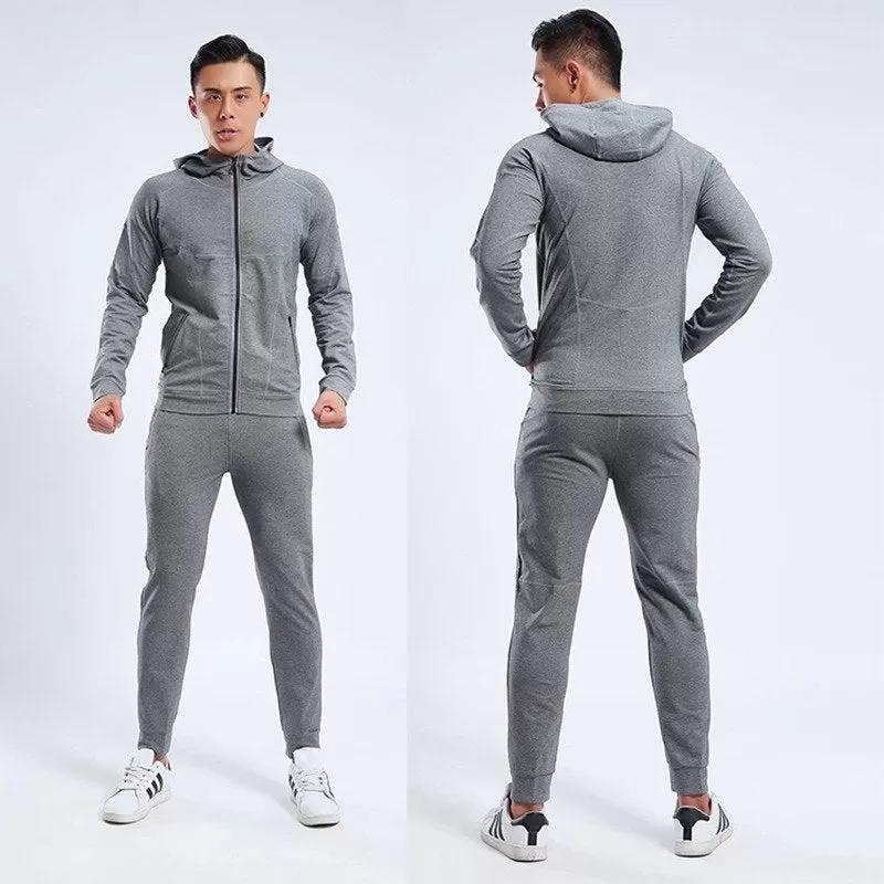 Sports Suit for Men Running Jacket and Training Pants Sport