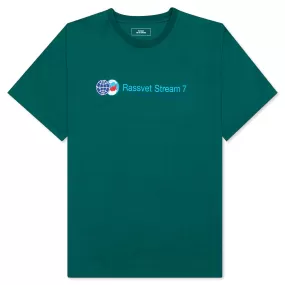 Stream 7 S/S Tee - Dark Green