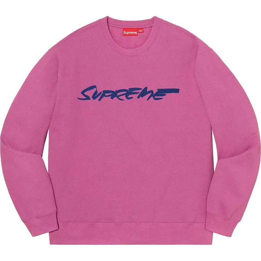 Supreme Futura Logo Crewneck (Purple)