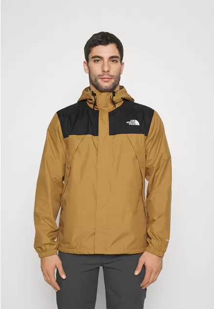 The North Face Antora men's rain and wind jacket NF0A7QEYYU3 black-utility brown