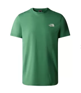 The North Face Simple Dome NF0A2TX5111 bottle green men's short sleeve t-shirt