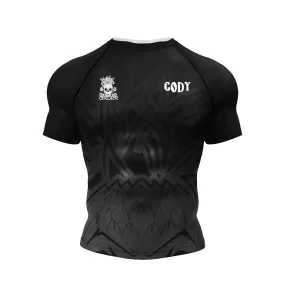 Tribal 'Haka' Elite Short Sleeve Compression Rashguard