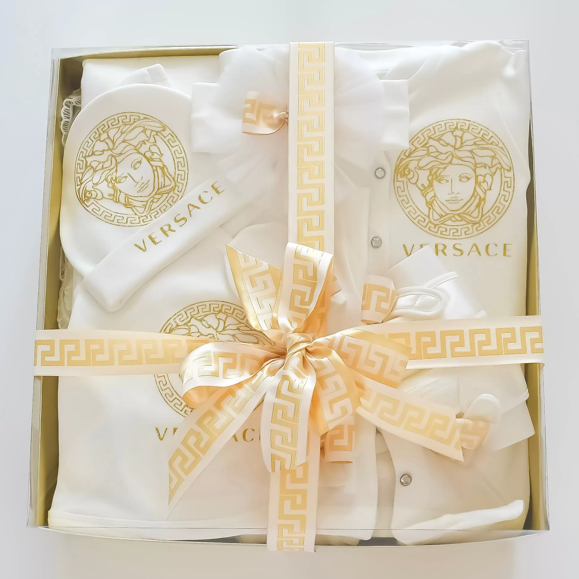 Versace Inspired Newborn Baby Set