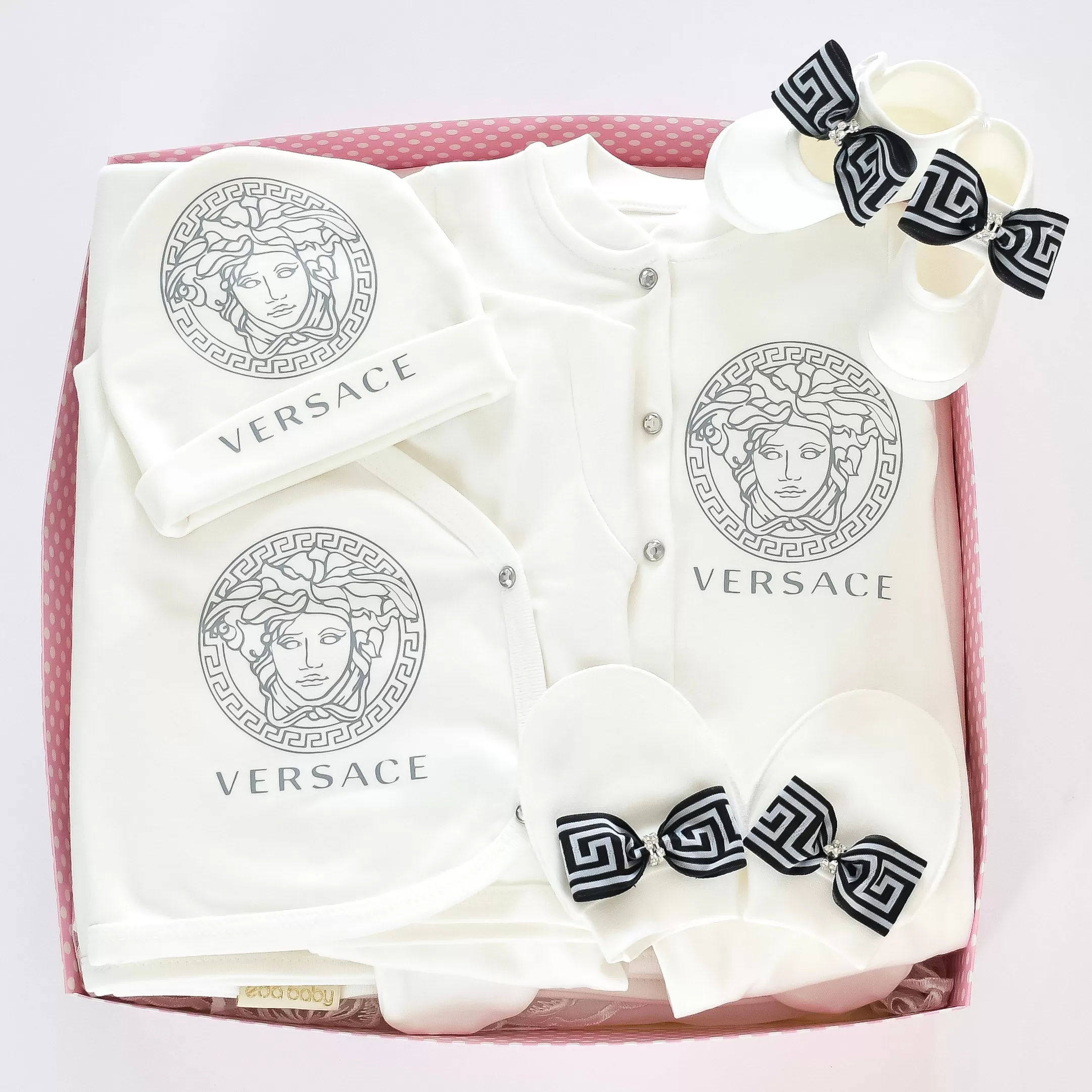 Versace Inspired Newborn Baby Set