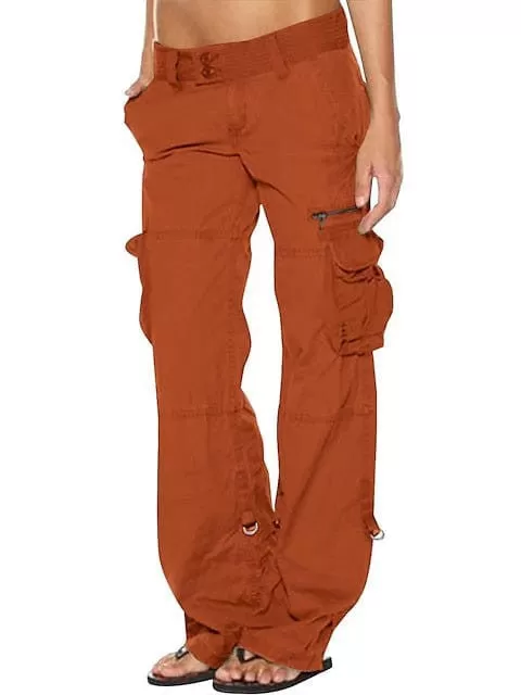 Versatile and Comfortable Women's Cotton Cargo Pants - Perfect for Everyday Wear