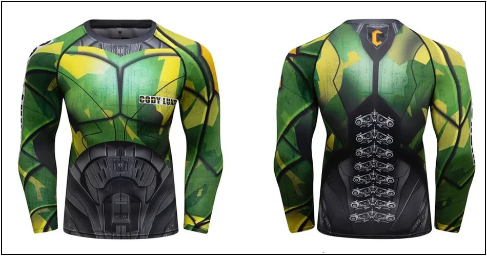 Warrior Compression 'Ground Zero | Set of 2' Elite Rashguard