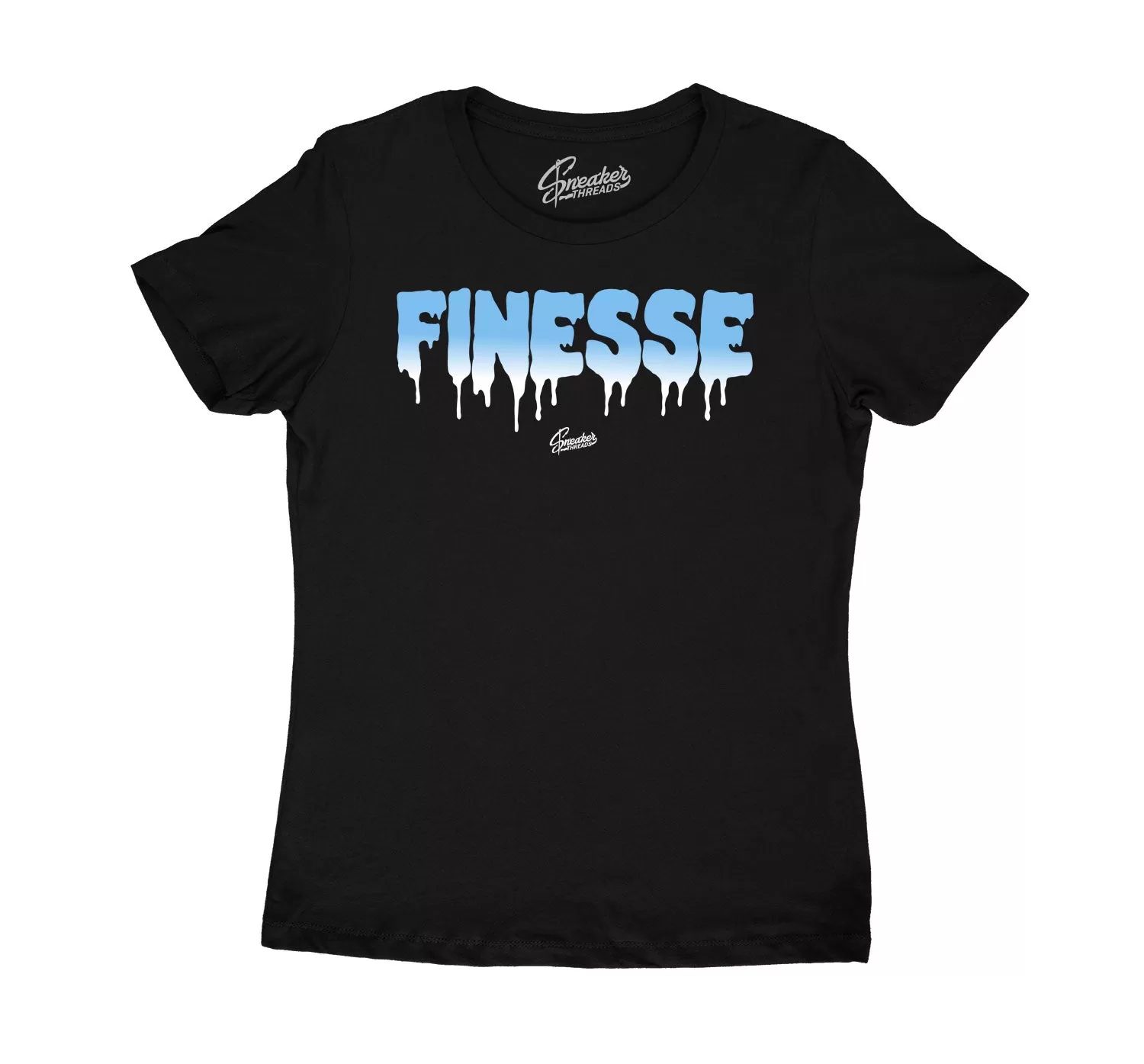 Womens University Blue 9 Shirt - Finesse - Black