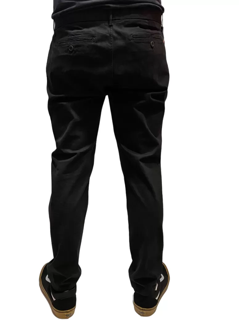 Zero Construction men's casual trousers with pockets America Beddy BED040 2394 BEDDY/6SP black